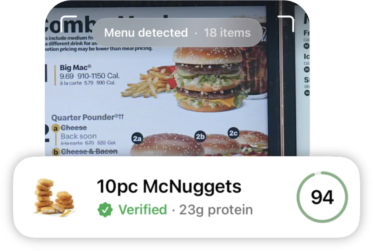 Scan any menu